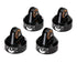 Traxxas Aluminum GTR “Fox” Shock Caps Black (4) – Αλουμινένια Καπάκια Αμορτισέρ GTR
