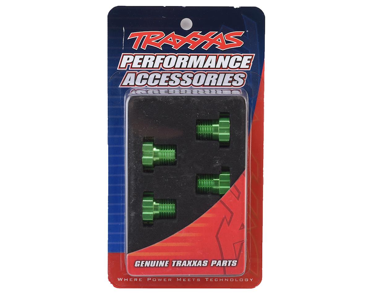 Traxxas 17mm Splined Wheel Hub Hex (Green) (4)