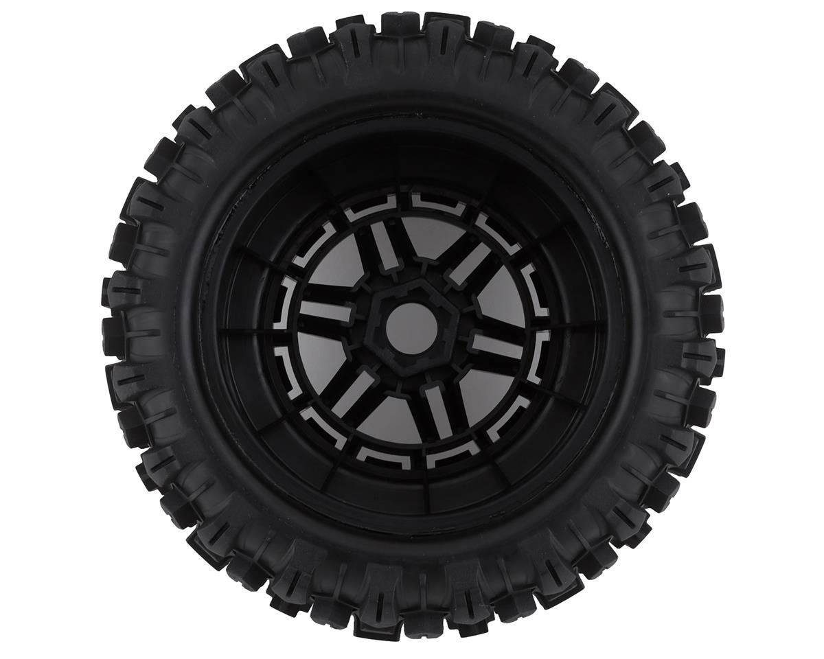Traxxas Maxx Sledgehammer® 2.8" Pre-Mounted Tires Black (2pcs) 17mm Hex