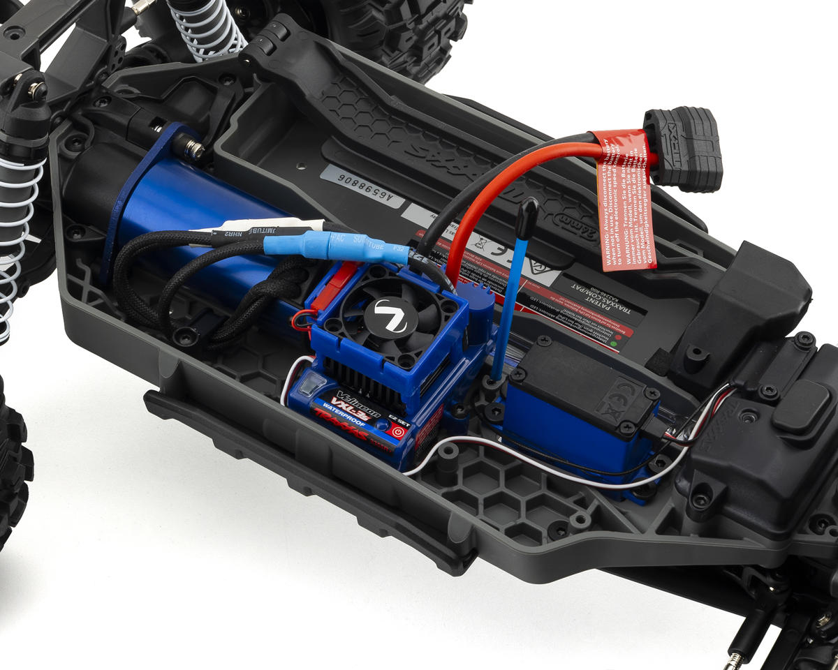 Traxxas Stampede 4x4 VXL Brushless RTR 1/10 4WD Monster Truck (Blue) w/TQi 2.4GHz Radio & TSM