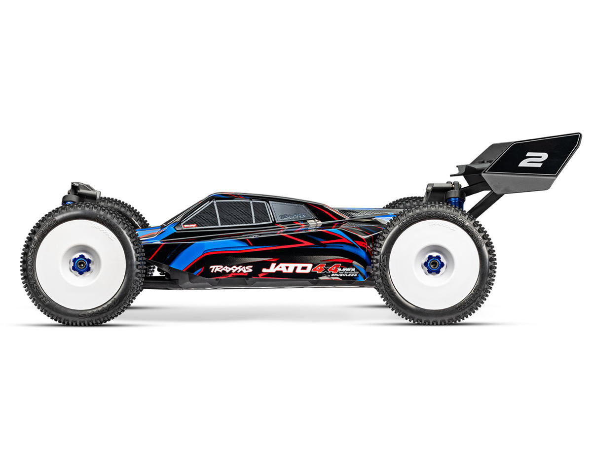 Traxxas Jato® 4x4 VXL-4S 1/8 Brushless Electric Racing Buggy (Blue) EHD RTR