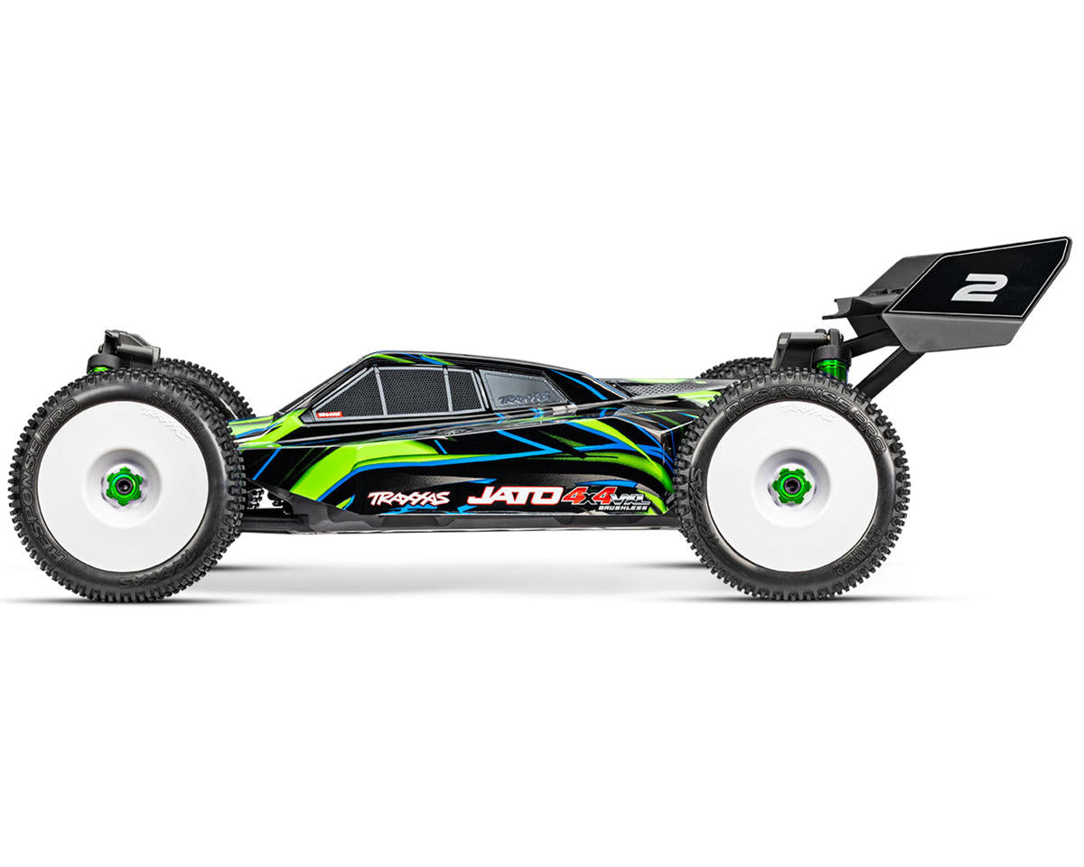 Traxxas Jato® 4x4 VXL-4S 1/8 Brushless Electric Racing Buggy (Green) EHD RTR
