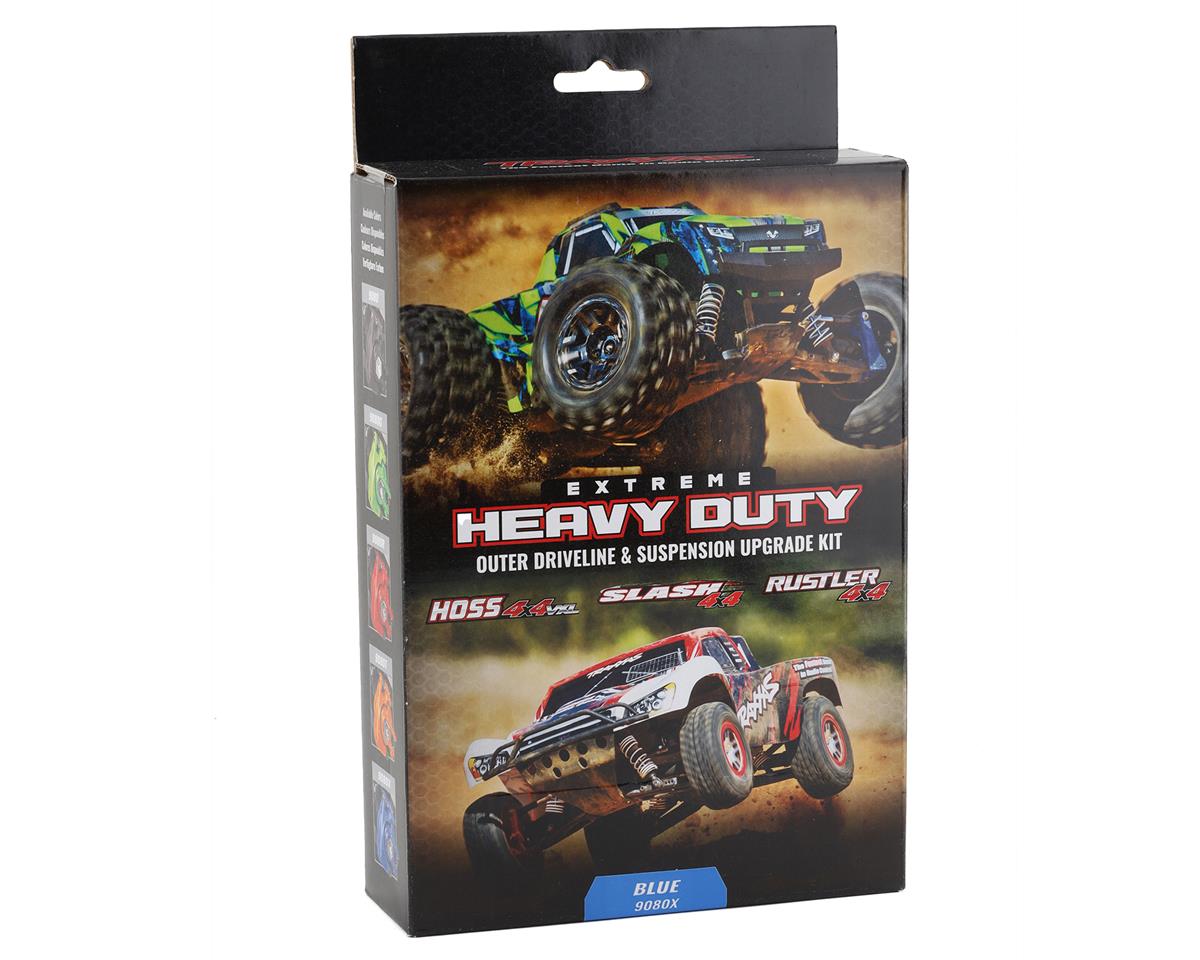 Traxxas Hoss/Rustler/Slash 4x4 Extreme Heavy Duty Suspension Upgrade Kit (Blue)