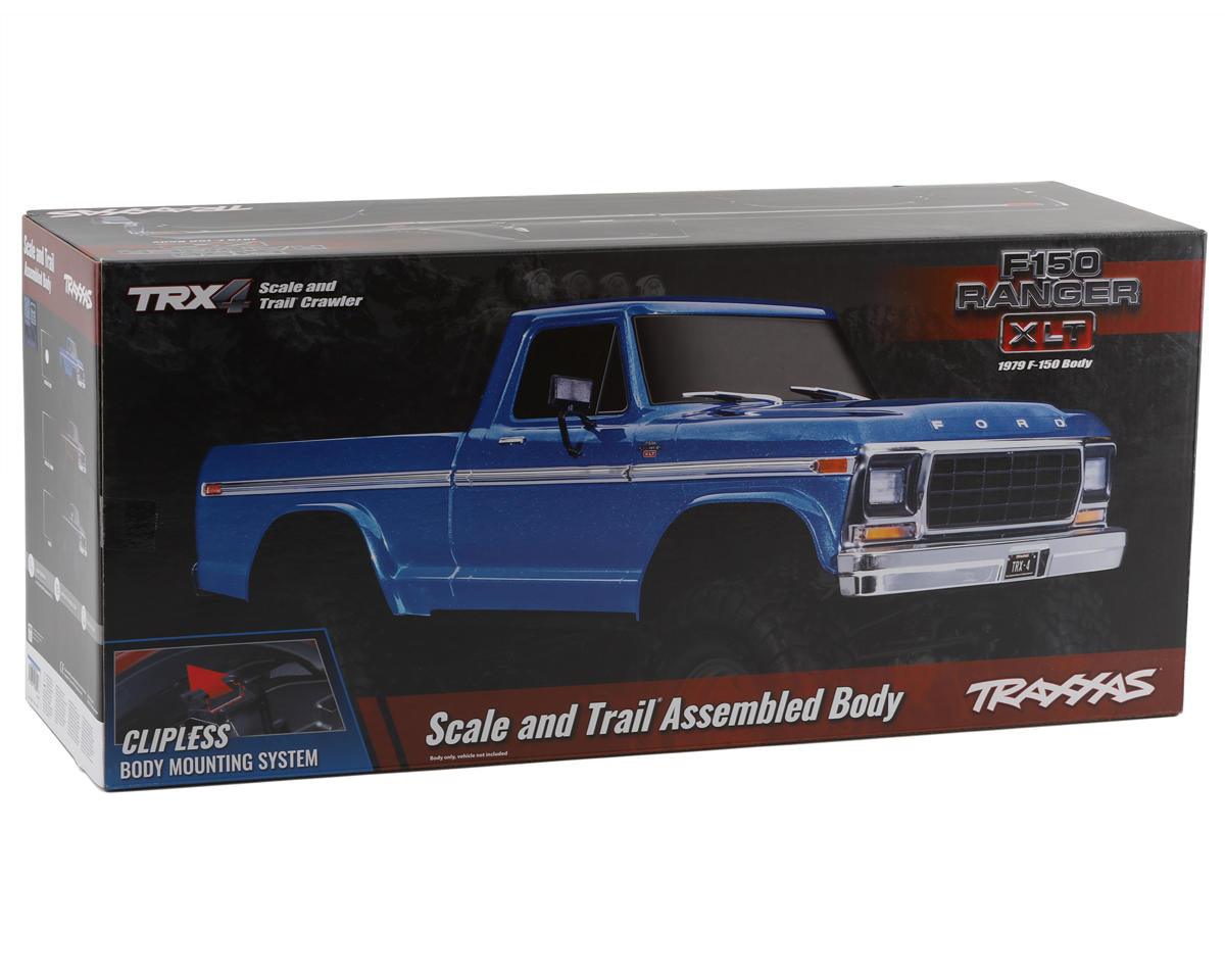 Traxxas TRX-4 1979 Ford F-150 Complete Body Blue – Βαμμένο Αμάξωμα με Προφυλακτήρες για TRX-4