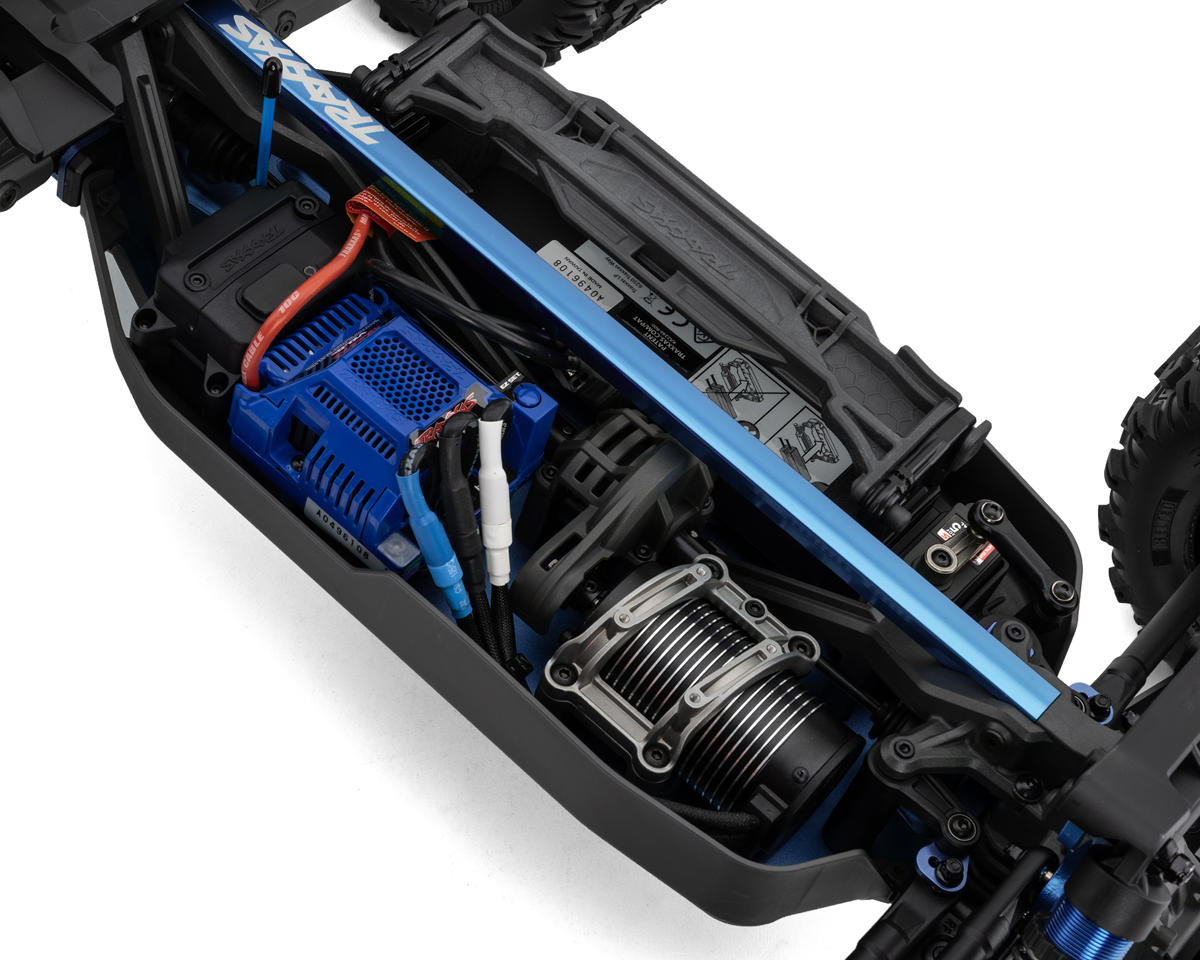 Traxxas Sledge 6S RTR 1/8 4WD Brushless Monster Truggy Blue με Belted Sledgehammer Tires