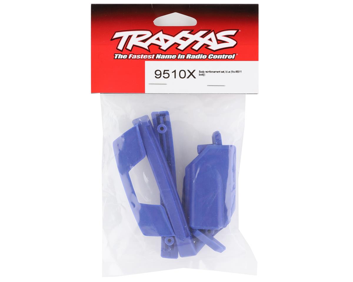Traxxas Sledge Body Roof Skid Pads (Blue)
