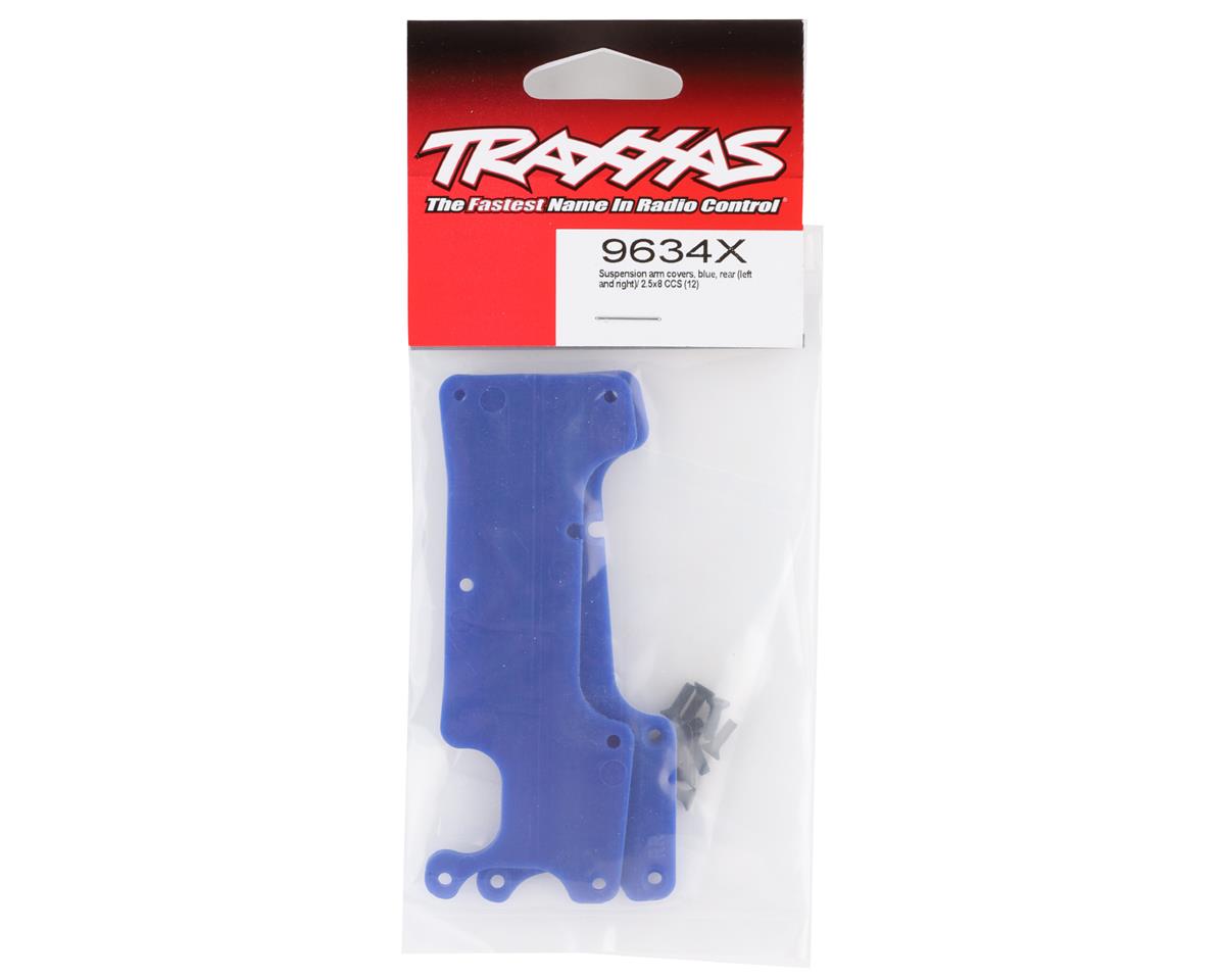 Traxxas Sledge Rear Suspension Arm Covers (Blue) (2)