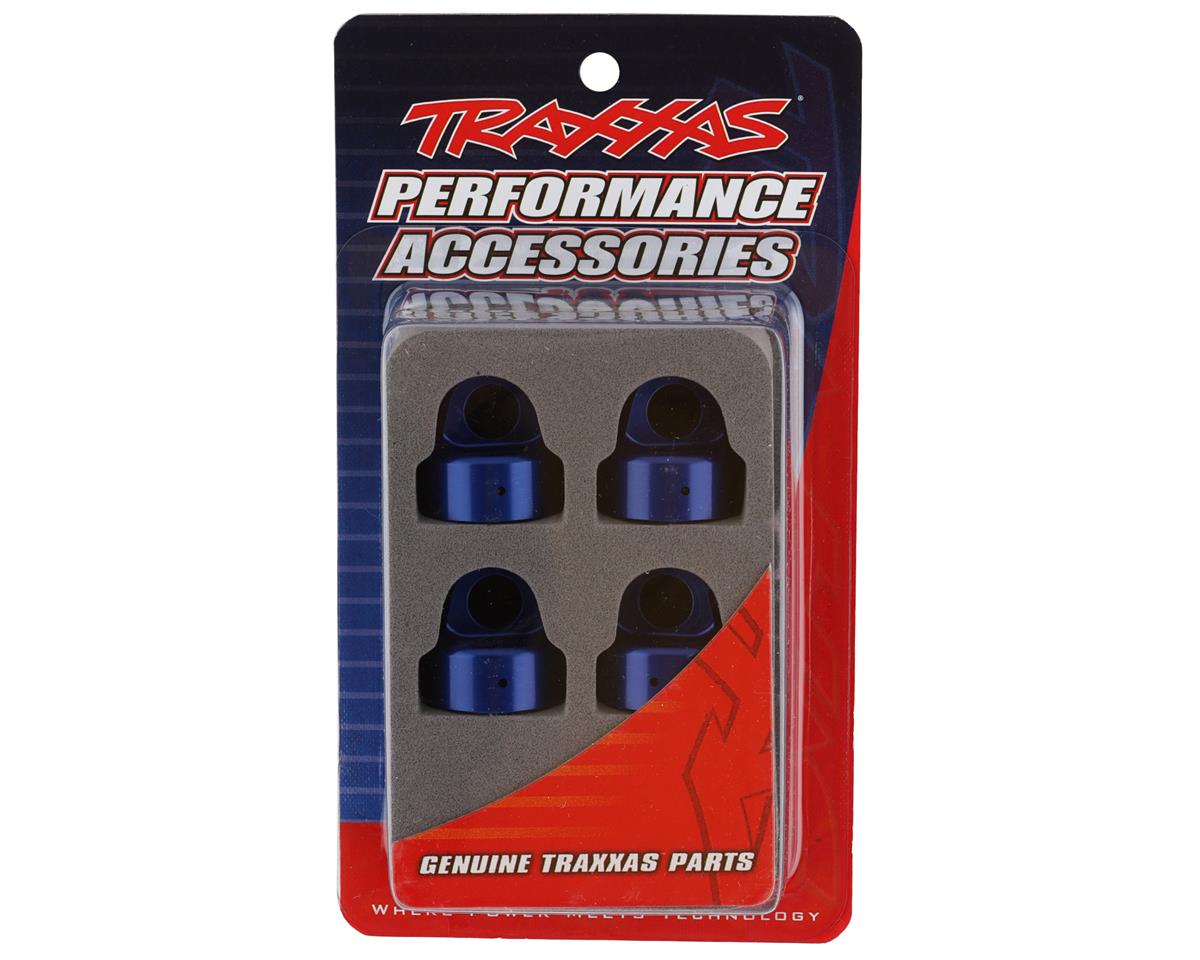 Traxxas Sledge Aluminum Gt-Maxx Shock Caps (Blue) (4)