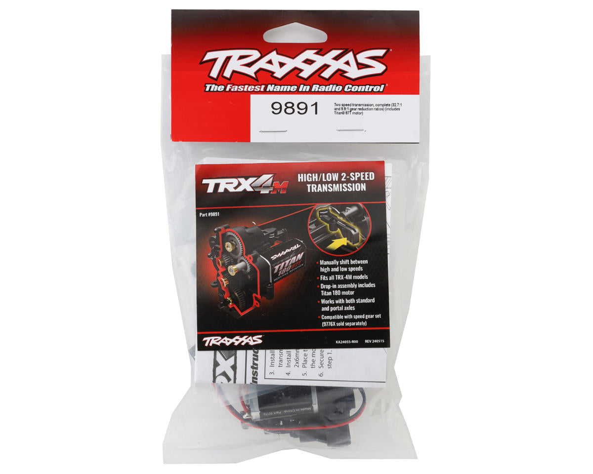 Traxxas TRX-4M 2-Speed Transmission w/ Titan 180 Motor | Racerc