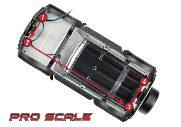 Πίσω φωτισμός Traxxas 9783 Pro Scale σε TRX-4M Ford Bronco – το μοντέλο δεν περιλαμβάνεται