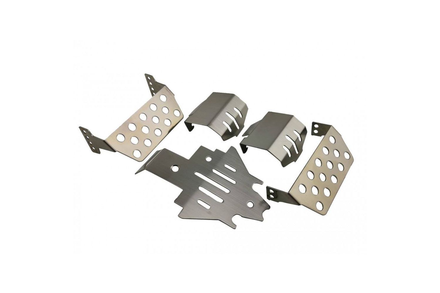 ProtonRC Whole Chassis Protector Armor Set - Silver for (TRX-4)