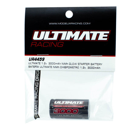 Ultimate Racing 1.2V 3000mAh NiMH Glow Starter Battery