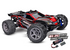 Traxxas Rustler 4X4 BL-2S RTR 1/10 TQ Red με Μπαταρία & Φορτιστή Δώρο | Racerc