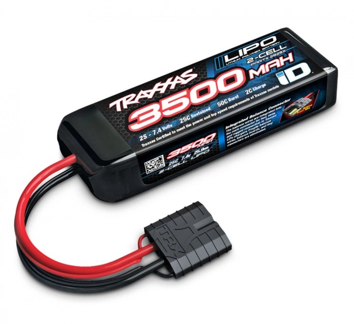 Traxxas 2825X LiPo Battery 3500mAh 7.4V 2S 25C με iD Connector