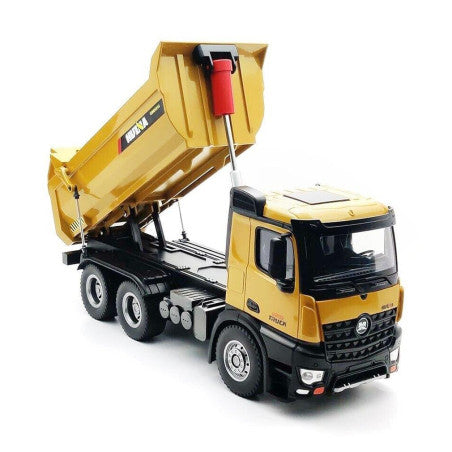 HUINA 1582 1/14 RC Dump Truck 10CH 2.4GHz – Τηλεκατευθυνόμενο Φορτηγό Ανατροπής με Μεταλλικά Μέρη