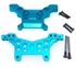 Protonrc Shock Tower Part Compatible with MJX Hyper GO 16207 16208 16209 16210 H16BM H16GT H16DR H16 1/16 Rc Car Front Rear Shocks Mount Aluminum Alloy Metal Upgrade 2Pcs(Blue)