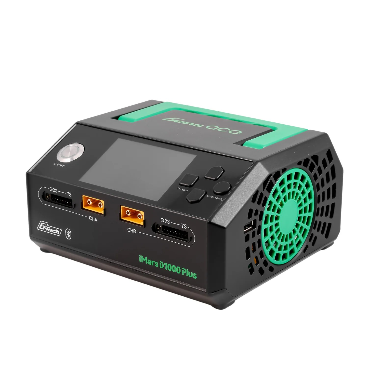 Gens ace iMars D1000 Plus Smart Charger Dual Channel 1000W | G-Tech | Bluetooth App Control