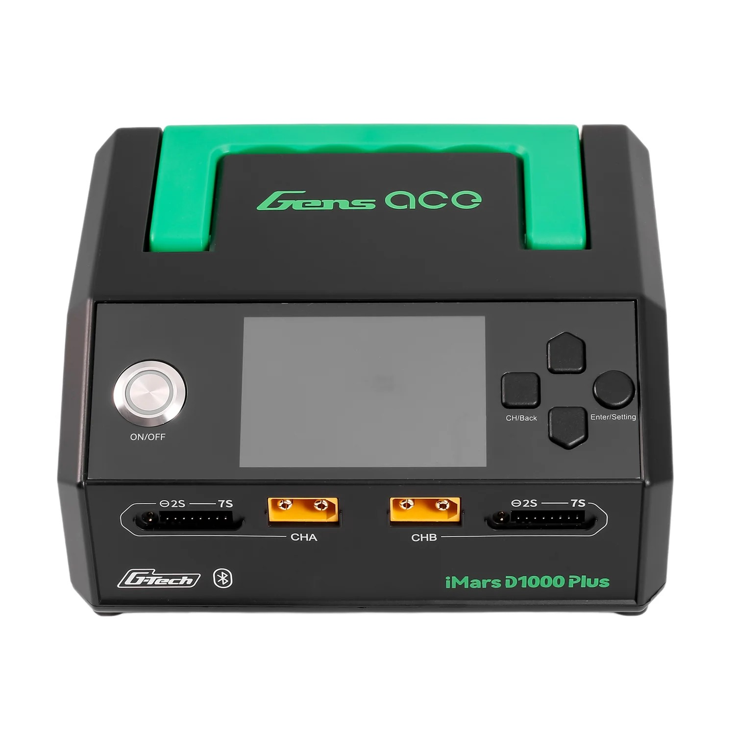 Gens ace iMars D1000 Plus Smart Charger Dual Channel 1000W | G-Tech | Bluetooth App Control