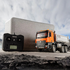 HUINA 1598 1/14 RC Dump Truck 6x6 11CH 2.4GHz – Τηλεκατευθυνόμενο Φορτηγό Ανατροπής Orange
