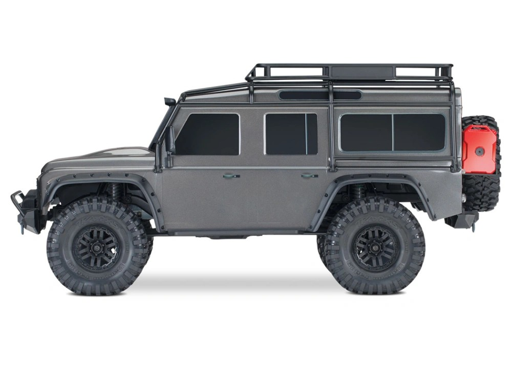 Traxxas TRX-4® 1/10 Trail Crawler Land Rover Defender Silver RTR (XL-5 HV & TQi 2.4GHz)