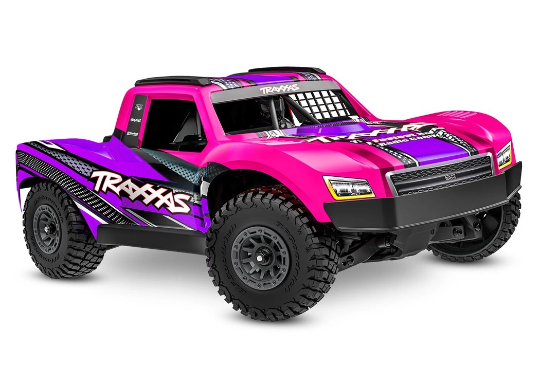 Traxxas Mini Slash® Brushless 1/16 4WD RTR Short Course Truck (Pink) w/TQ™ 2.4Ghz Radio, Battery