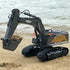 HUINA 1592 1/14 RC Excavator 22CH 2.4GHz – Τηλεκατευθυνόμενος Εκσκαφέας με Die-Cast Καμπίνα & Κάδο