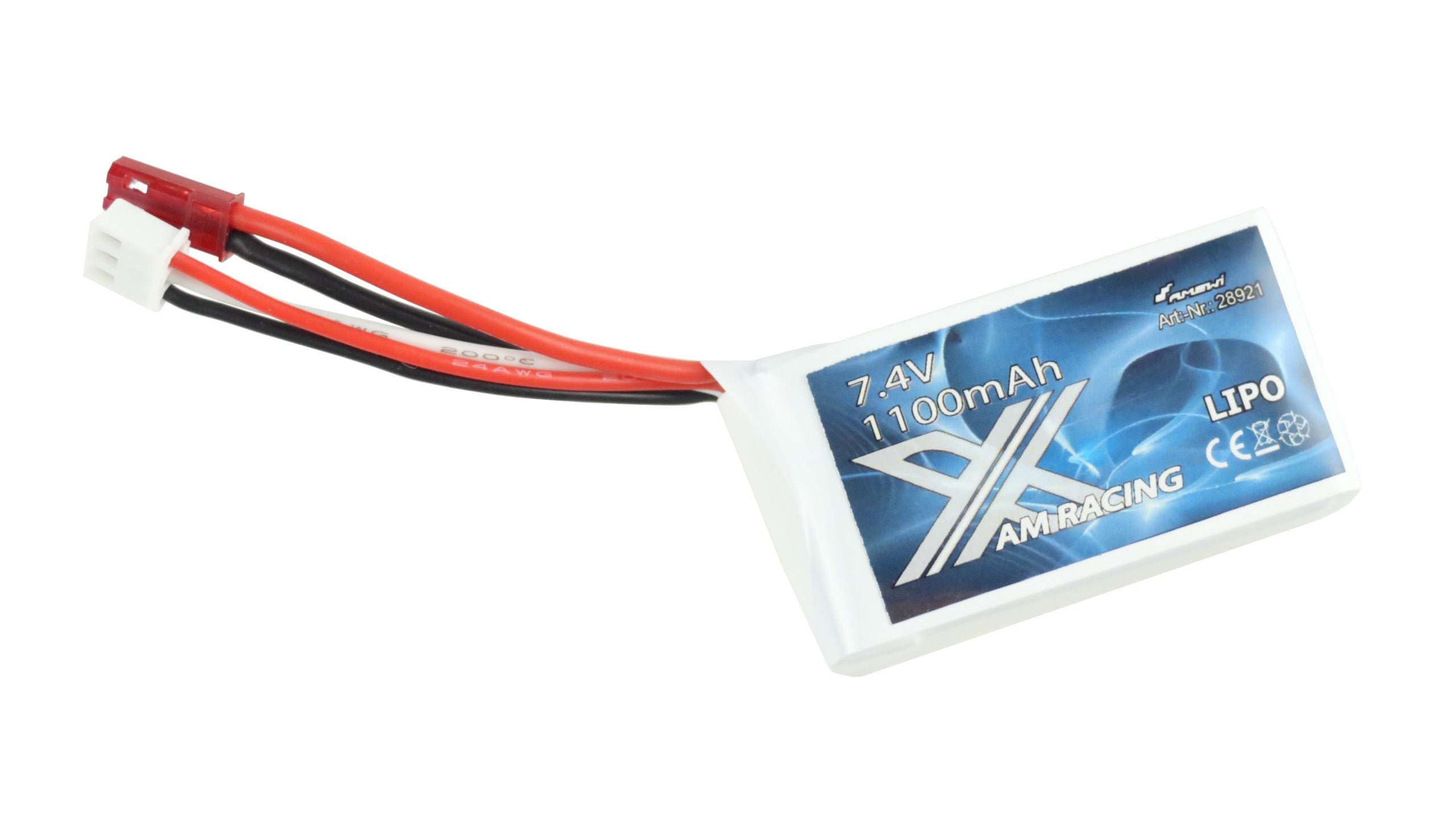 LiPo  2S 7,4V 1100mAh AMX RACING - RACERC