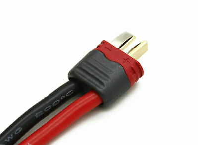 Gold connector Deans Ultra Plug with insulating cap male - RACERC