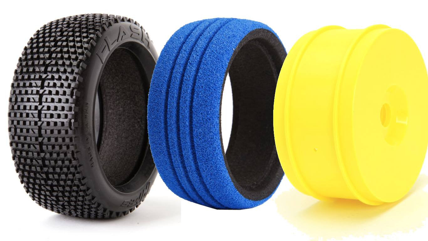 James Racing Flash M3 Soft preglued , yellow rim (2) - RACERC