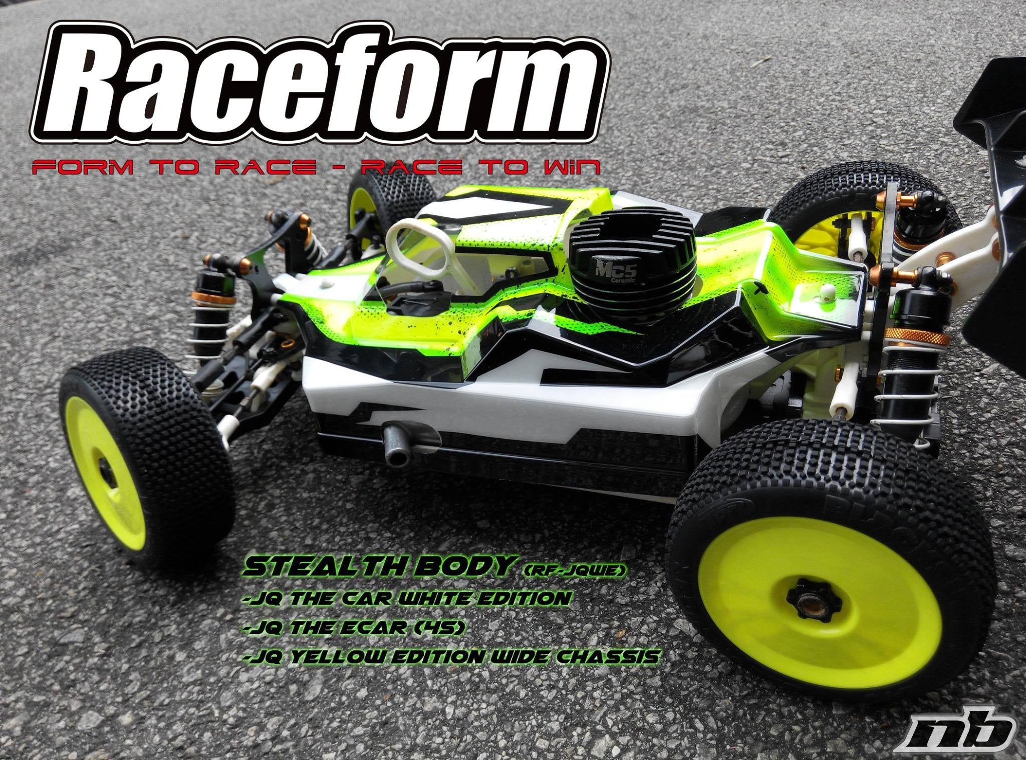 RACEFORM STEALTH BODY FOR JQ WHITE EDITION - RACERC