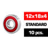 Ultimate Racing 12×18×4mm HS Rubber Sealed Bearing Set – 6701-2RS (10τμχ)