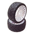 1/8 GT SPORT HARD PRE-MOUNTED ON MULTI SPOKE GREY WHEEL (2 PCS)