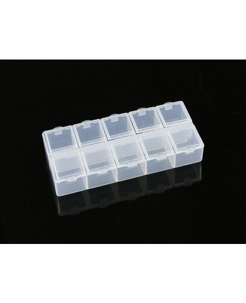ARROWMAX 10-Compartment Parts Box (132 x 58 x 20mm) AM199524 - RACERC