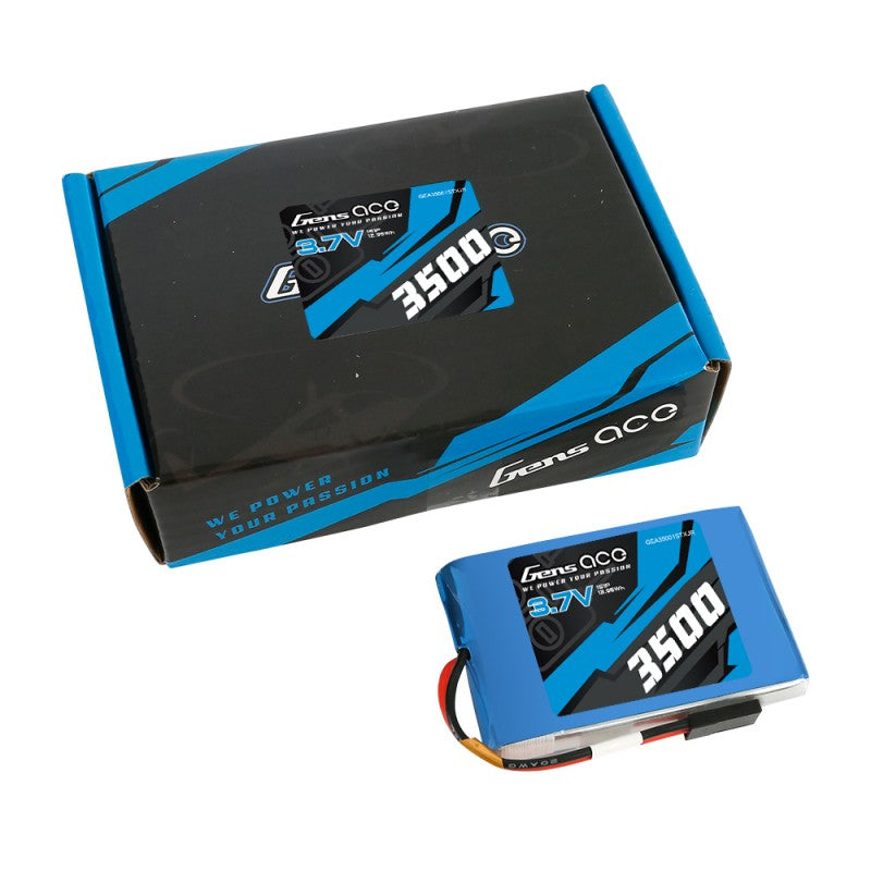 Gens ace 3500mAh 3.7V TX 1S1P Lipo Battery Pack with JR Plug