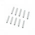 2.5X14.8MM CHROME STEEL PIN SET (10PCS.)