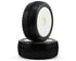 AKA Racing Cross Brace 1/8 Buggy Tires (2) (Pre-Mounted) (White) (Medium) - RACERC