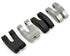 REDS Racing "Quattro" Off-Road Clutch Shoe Set (4) (Aluminum & Carbon) - RACERC