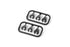 XRAY 352381 - XB8 2014 Caster Clips (2) - RACERC