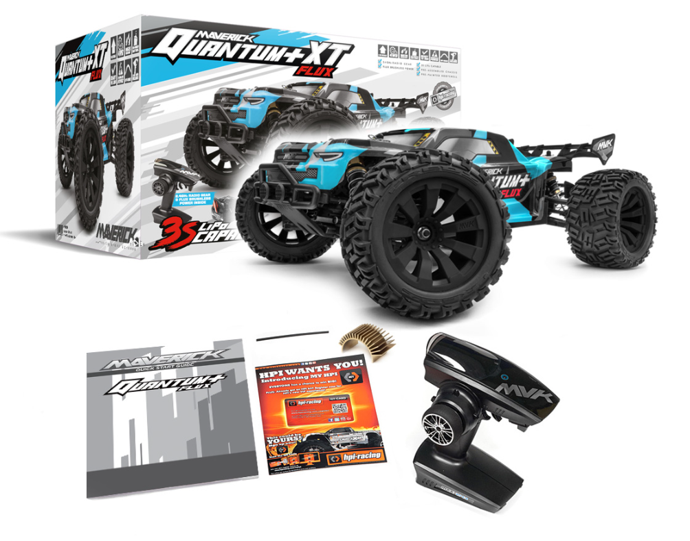 Maverick Quantum+ XT Flux 3S 1/10 4WD Stadium Truck - RTR W/o Battery & Charger