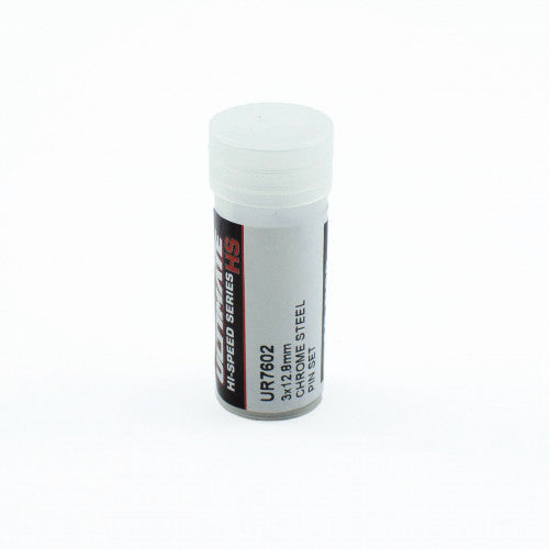 Ultimate Racing 3×12.8mm Chrome Steel Pin Set (10τμχ)