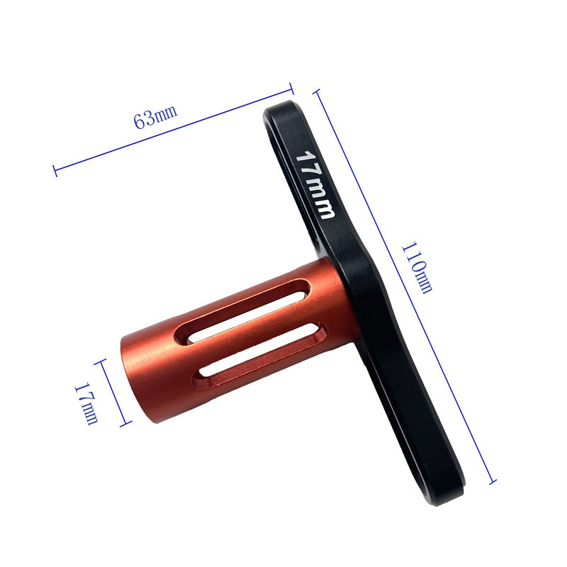 ProtonRC Metal 17MM Wheel Nuts Sleeve Hex Wrench Tool for 1:8 Off-Road RC Car Monster Truck Traxxas X-Maxx SUMMIT E-REVO