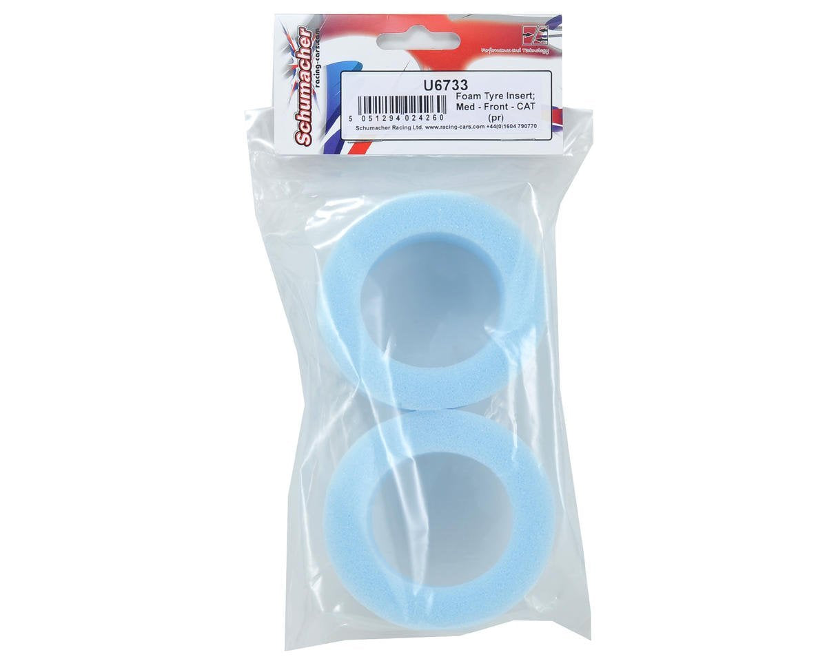 Schumacher Foam Tyre Inserts - for 4WD Front Tyres - Medium (1 pair) - RACERC