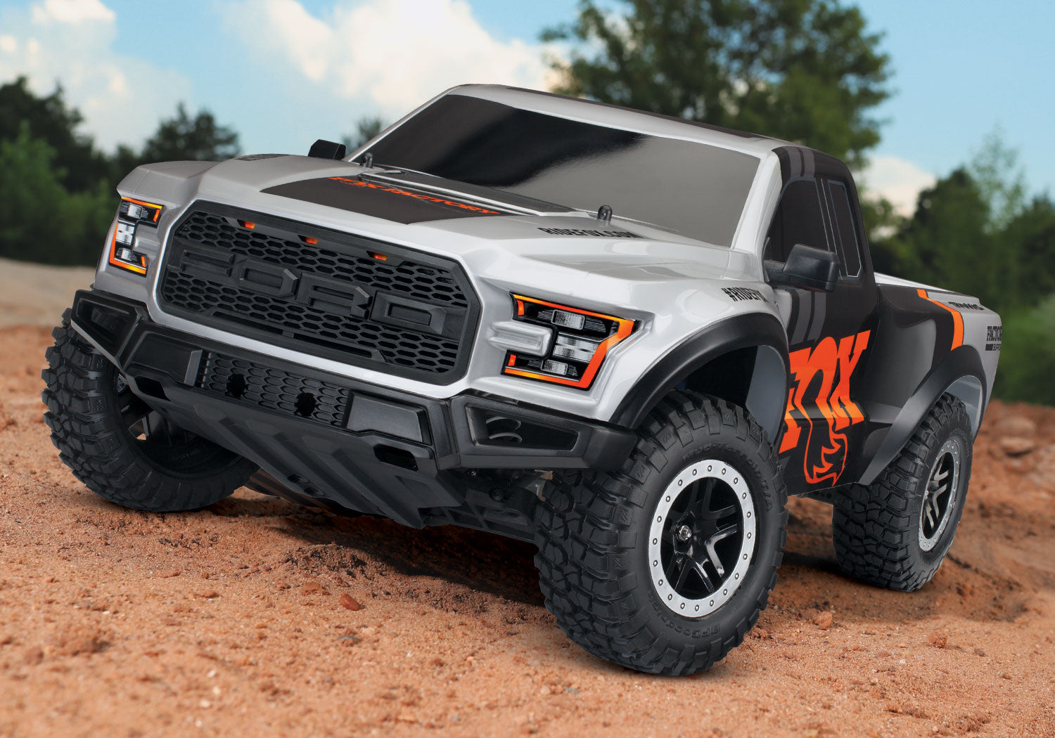 Traxxas 58094-1FOX Slash 2017 Ford F-150 SVT Raptor 1/10 Scale 2WD Fox Edition