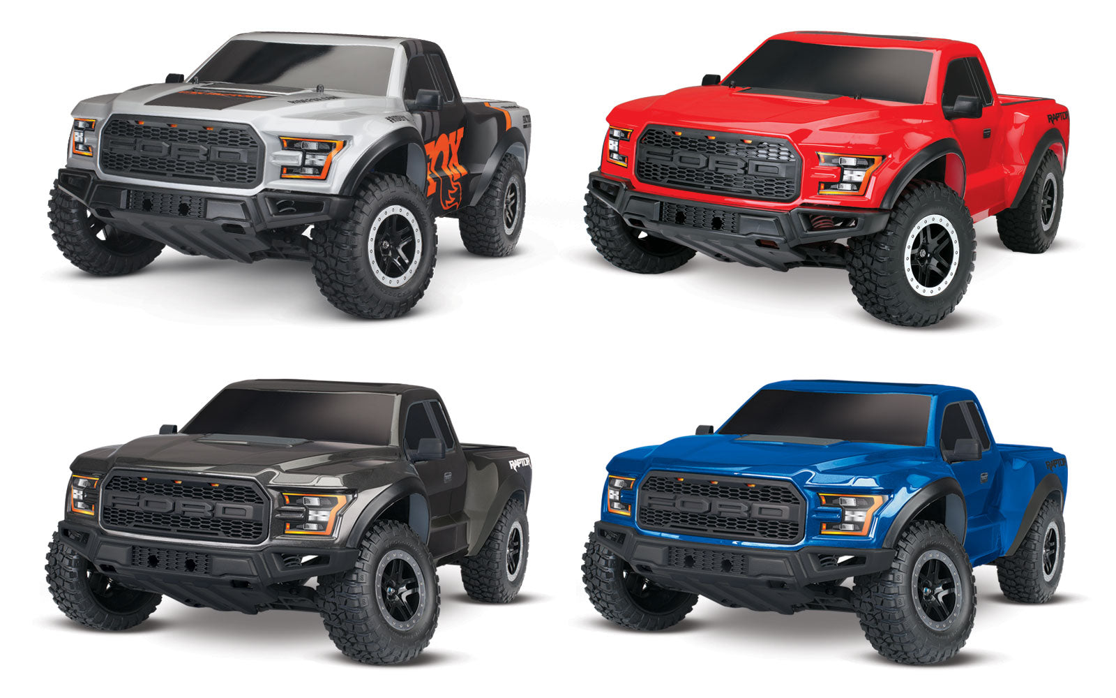 Traxxas 58094-1FOX Slash 2017 Ford F-150 SVT Raptor 1/10 Scale 2WD Fox Edition