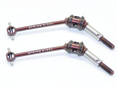 ECS DRIVE SHAFT SET V2 FOR XRAY T4 - 52MM (SPRING STEE - RACERC