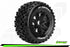 Louise SC-Uphill 1/5 Front/Rear Tyre & Rim Black 24mm Hex LT3293B