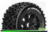 Louise SC-Uphill 1/5 Front/Rear Tyre & Rim Black 24mm Hex LT3293B