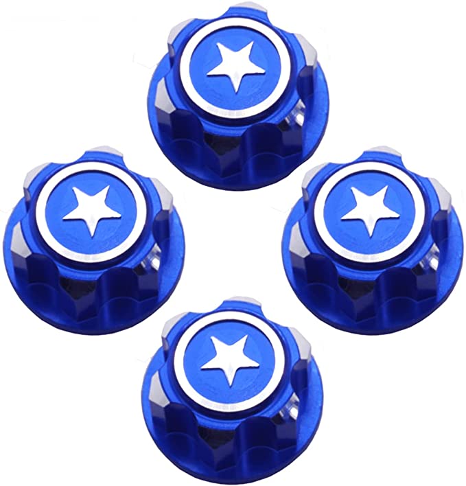 ProtonRC 17mm Aluminum Wheel Hex Nut for 1/10 Scale Traxxas Maxx/E-Revo/E-Maxx/Summit Monster Truck Tires