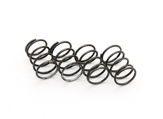 RiDE F1 Front Spring for Rubber Tire - Silver Soft (4pcs) - RACERC