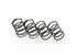 RiDE F1 Front Spring for Rubber Tire - Silver Soft (4pcs) - RACERC